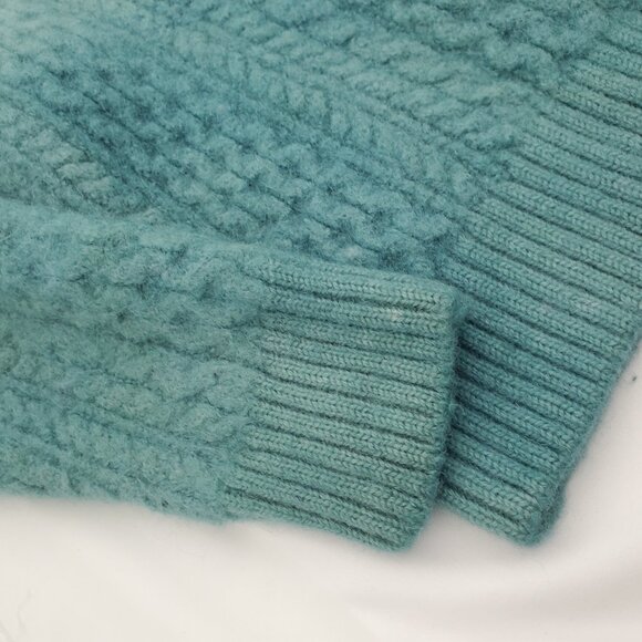 Vintage 70s Highland Homes Scottish 100% Wool Cropped Cardigan - S - Picture 9 of 12